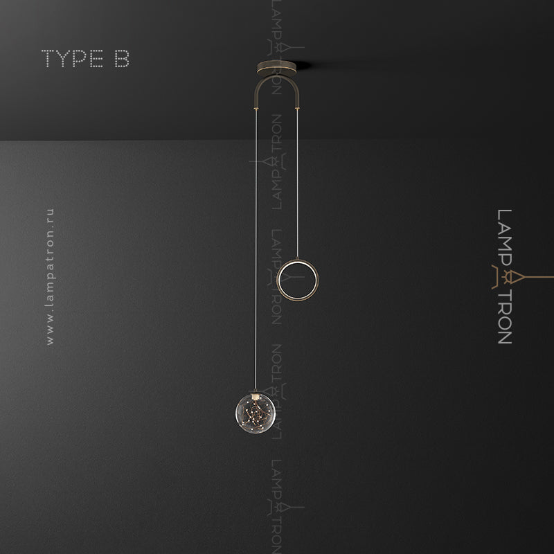 OFELIA Pendant by Lampadom - scale reference