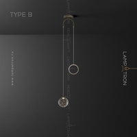 OFELIA Pendant by Lampadom - scale reference