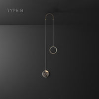 OFELIA Pendant by Lampadom - side view