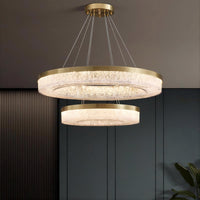 OLAGUS Ring Chandelier by Lampadom - close-up