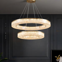 OLAGUS Ring Chandelier by Lampadom - angle view