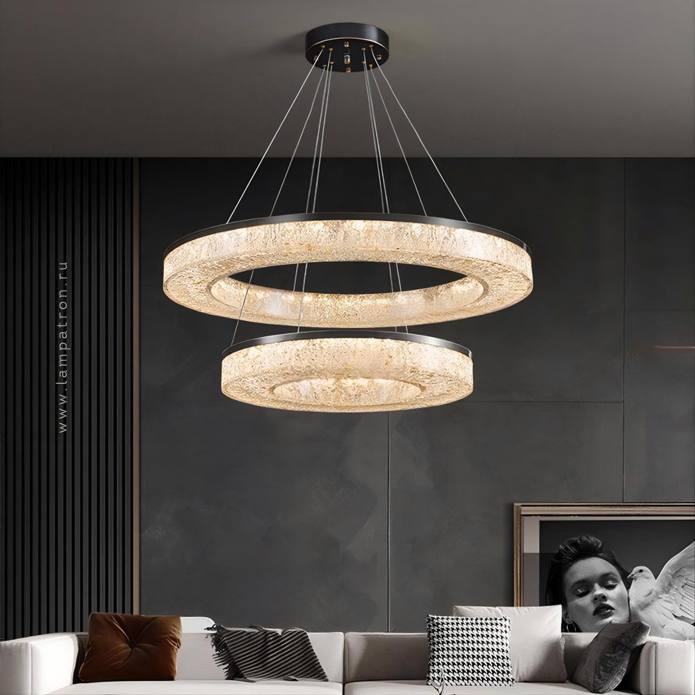 OLAGUS Ring Chandelier by Lampadom - detail view
