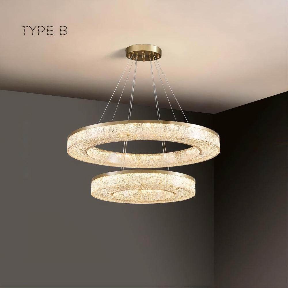 OLAGUS Ring Chandelier by Lampadom - detail view
