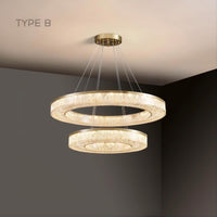 OLAGUS Ring Chandelier by Lampadom - detail view