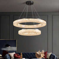OLAGUS Ring Chandelier by Lampadom - side view