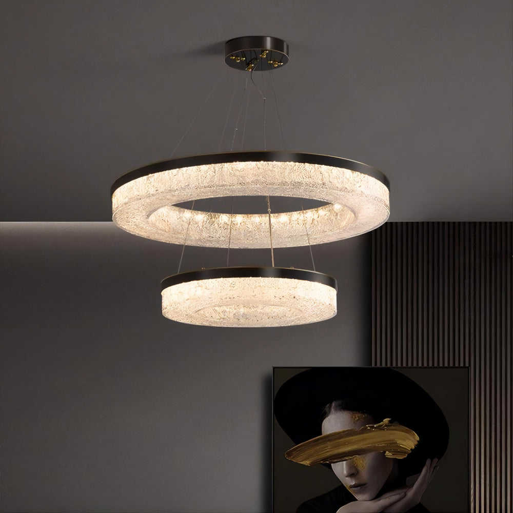 OLAGUS Ring Chandelier by Lampadom - ambient shot