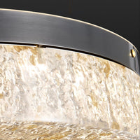 OLAGUS Ring Chandelier by Lampadom - close-up