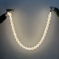 OLAUS MARBLE Pendant by Lampadom - side view