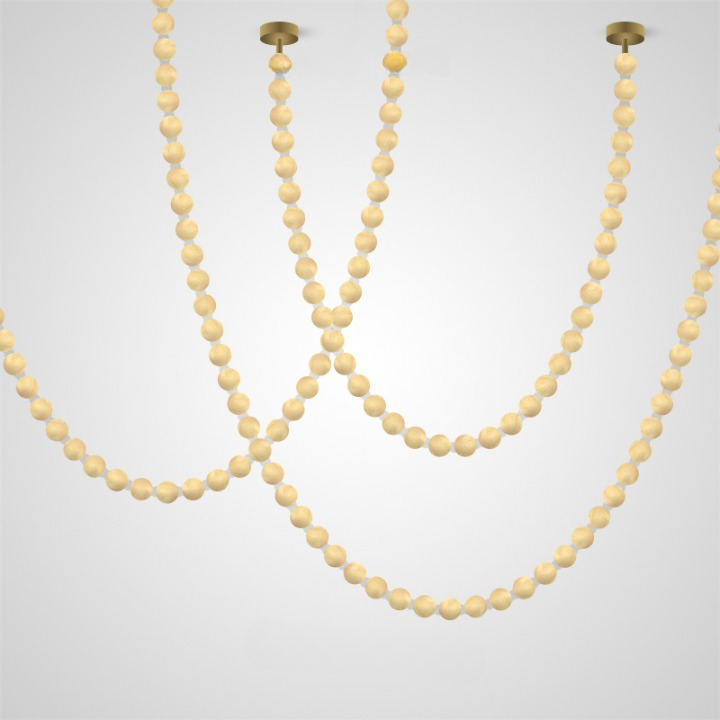 OLAUS MARBLE Pendant by Lampadom - close-up