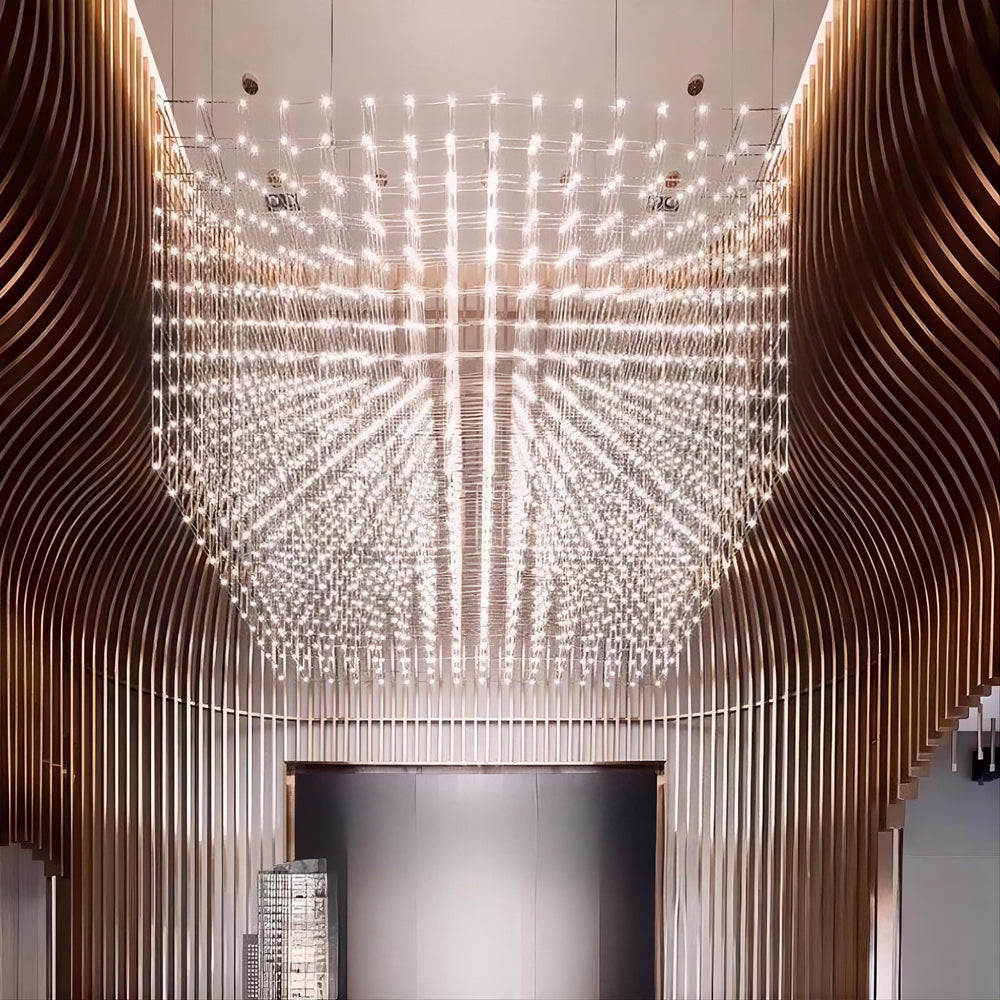 ODDRUN Chandelier by Lampadom - angle view