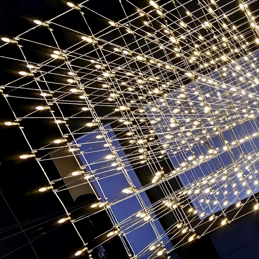 ODDRUN Chandelier by Lampadom - scale reference