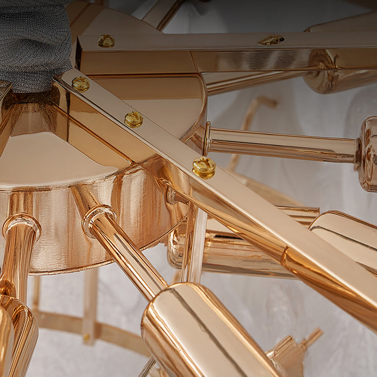 OLEANDER Chandelier by Lampadom - side view