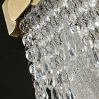 OLIVIA L Linear Chandelier by Lampadom - side view