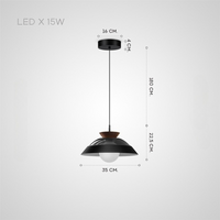 OLMAR Pendant by Lampadom - ambient shot