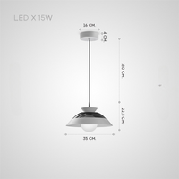 OLMAR Pendant by Lampadom - top view