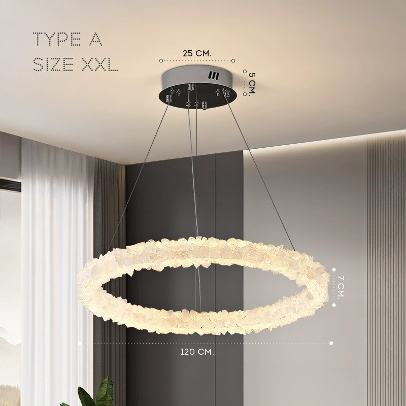 OLSANG Chandelier by Lampadom - side view