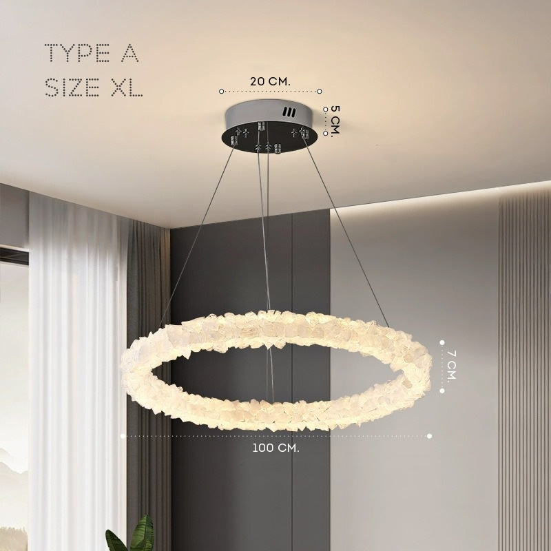 OLSANG Chandelier by Lampadom - angle view