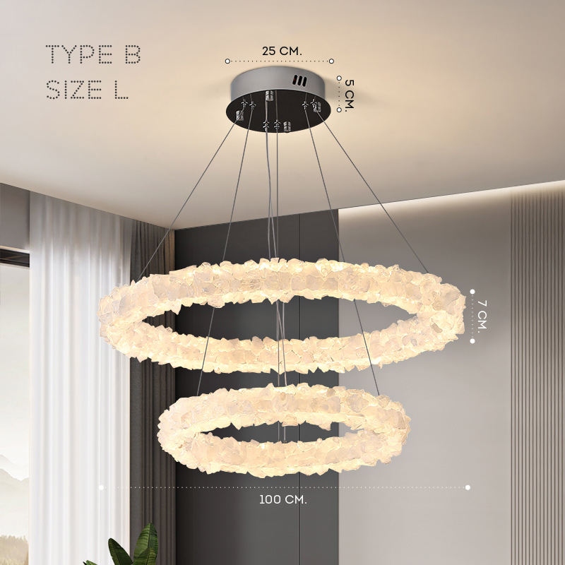 OLSANG Chandelier by Lampadom - scale reference