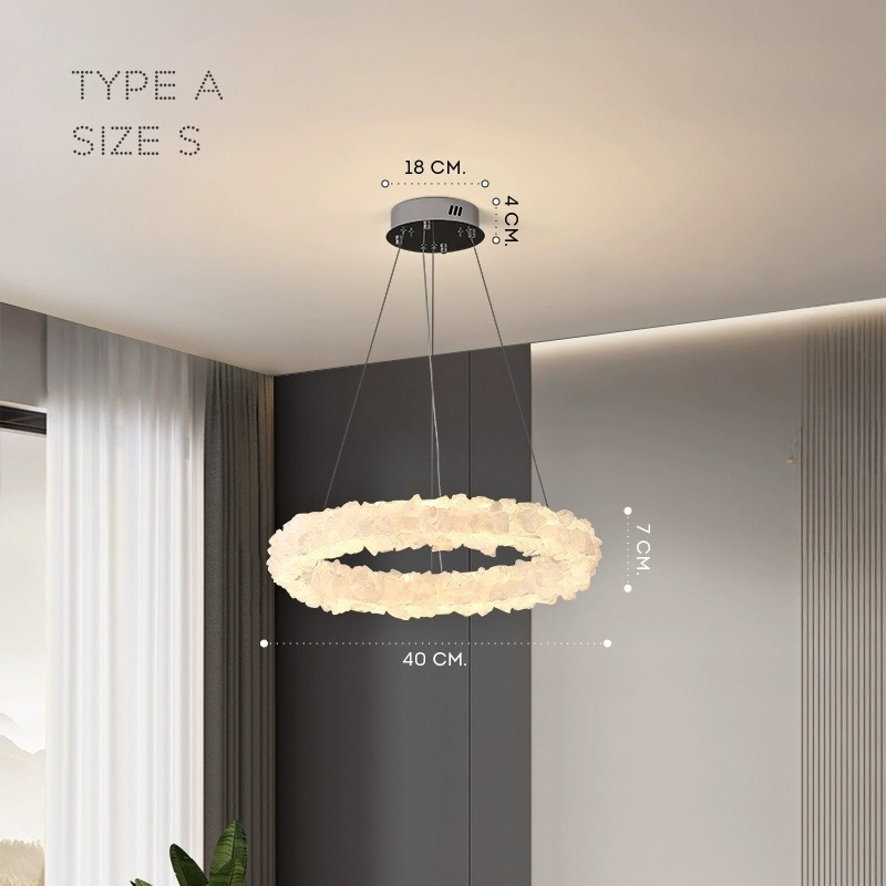 OLSANG Chandelier by Lampadom - scale reference