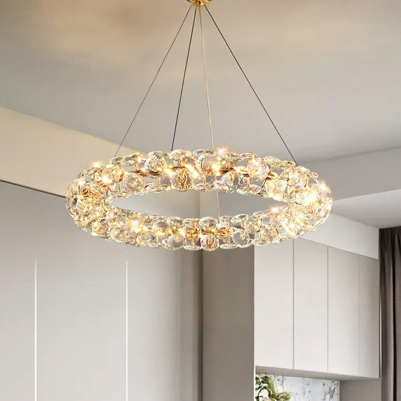 ORESTES Ring Chandelier by Lampadom - top view