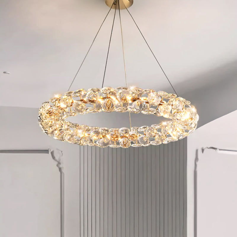 ORESTES Ring Chandelier by Lampadom - scale reference