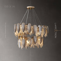 ORLANDA Ring Chandelier by Lampadom - angle view
