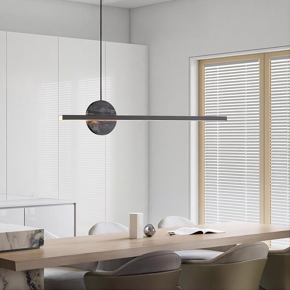 ORLAUG Linear Chandelier by Lampadom - top view