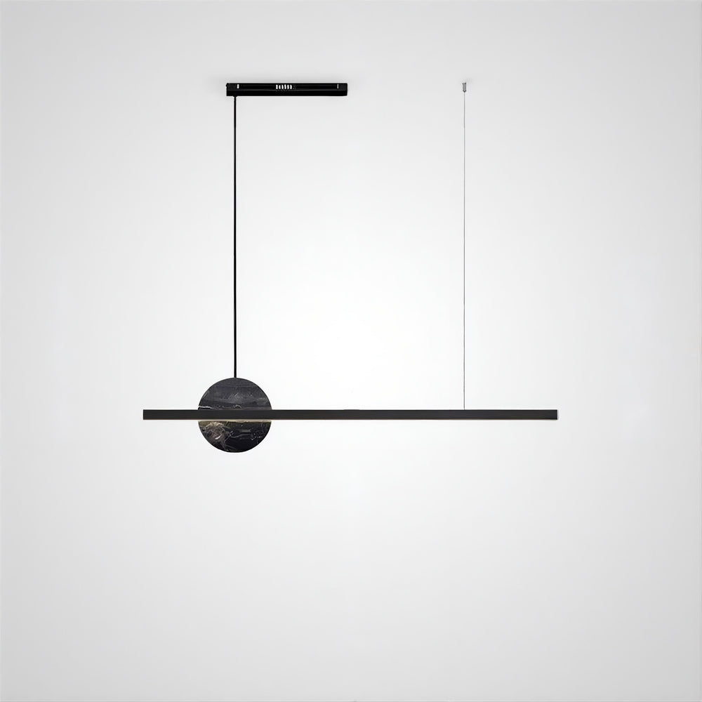 ORLAUG Linear Chandelier by Lampadom - top view