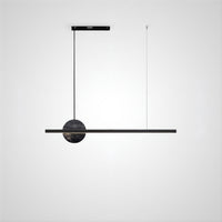 ORLAUG Linear Chandelier by Lampadom - top view