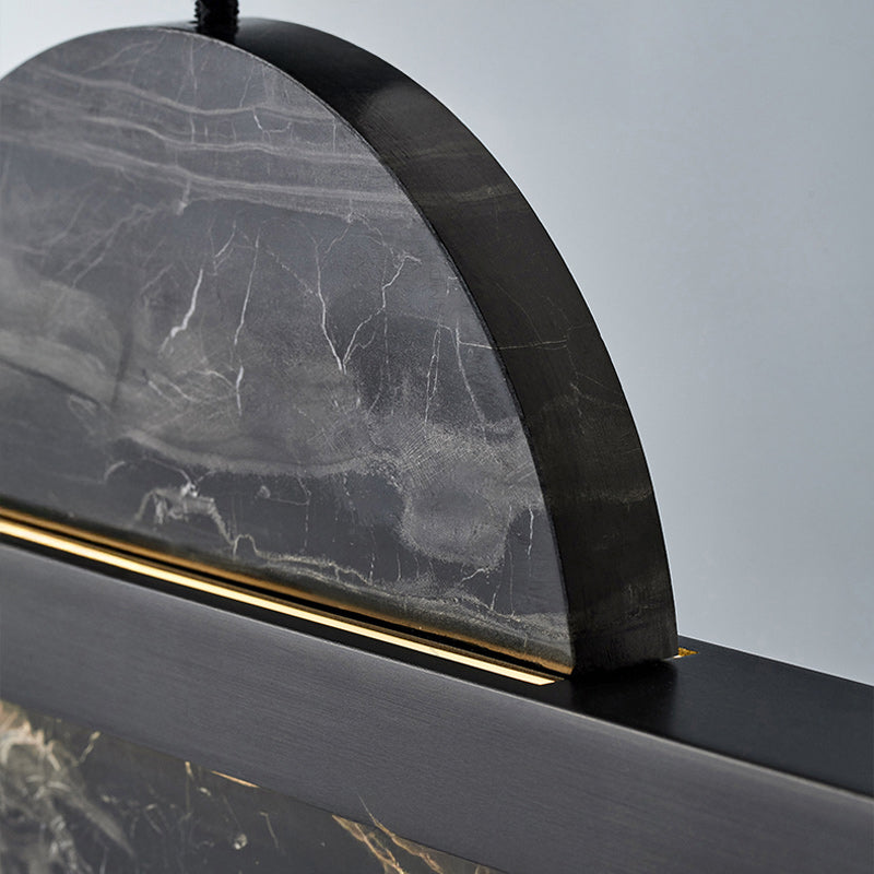 ORLAUG Linear Chandelier by Lampadom - close-up