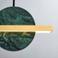 ORLAUG Linear Chandelier by Lampadom - close-up