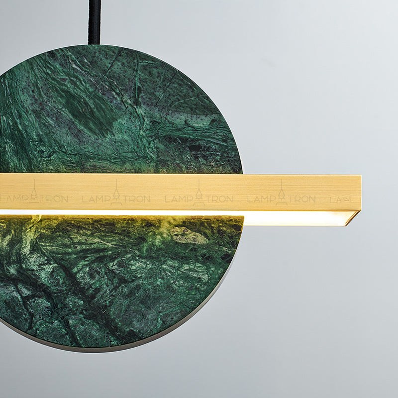 ORLAUG Linear Chandelier by Lampadom - side view