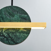 ORLAUG Linear Chandelier by Lampadom - side view