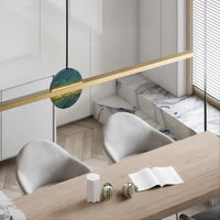 ORLAUG Linear Chandelier by Lampadom - detail view