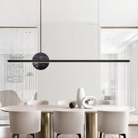 ORLAUG Linear Chandelier by Lampadom - close-up