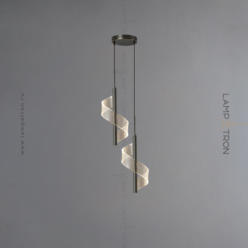 ORNELLA DUO Cascade Light by Lampadom - top view