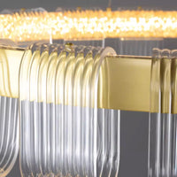 ORVILLE Ring Chandelier by Lampadom - scale reference