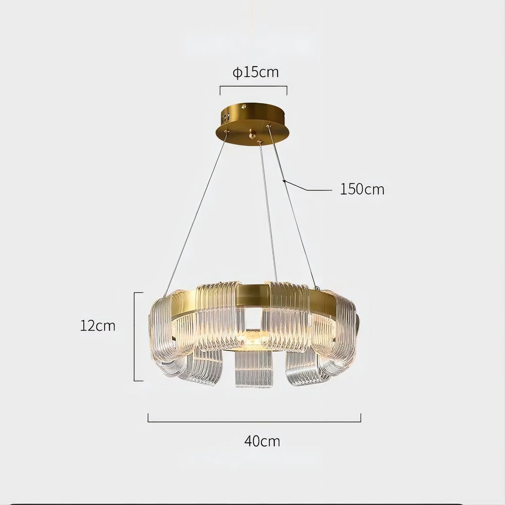 ORVILLE Ring Chandelier by Lampadom - ambient shot