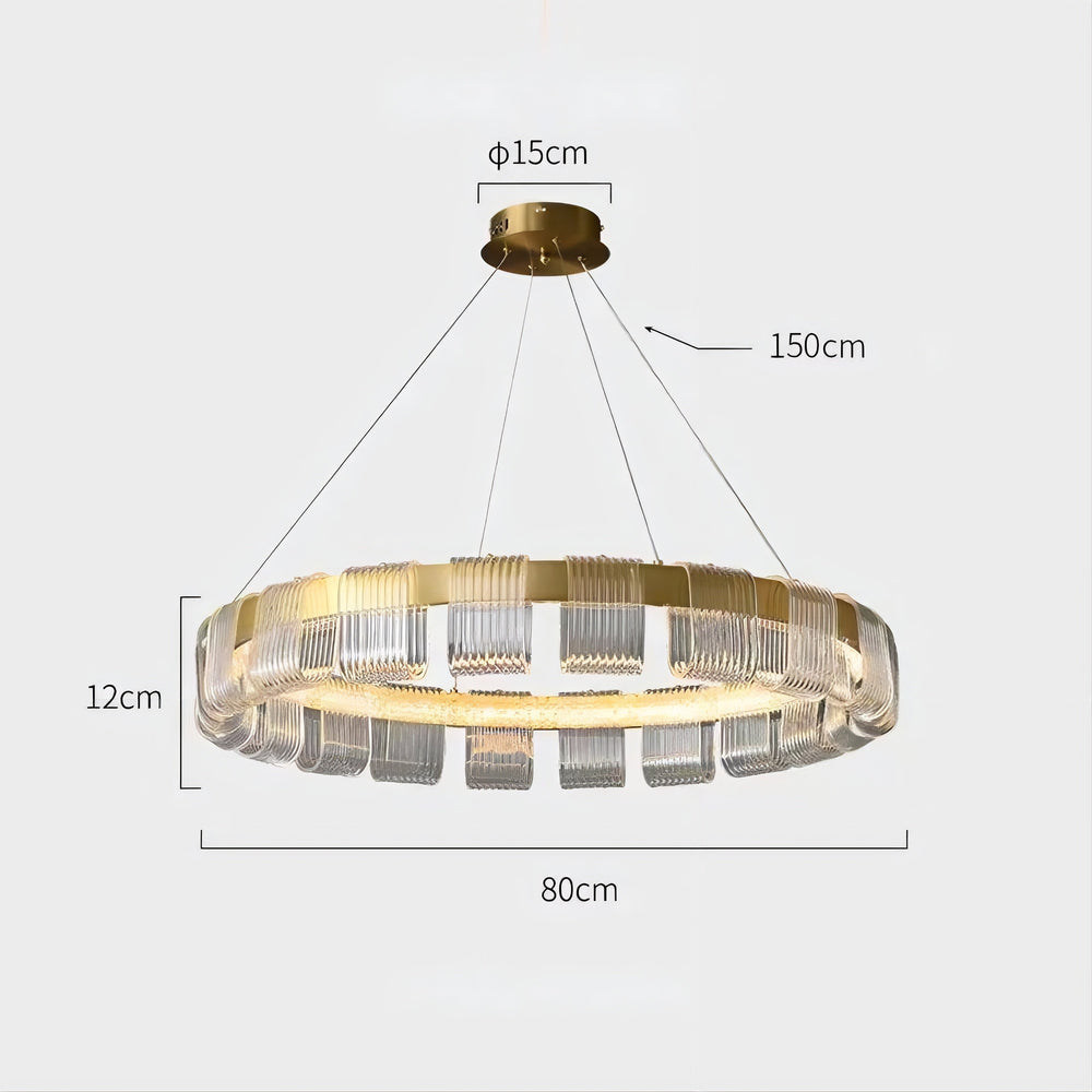 ORVILLE Ring Chandelier by Lampadom - angle view
