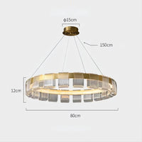 ORVILLE Ring Chandelier by Lampadom - angle view