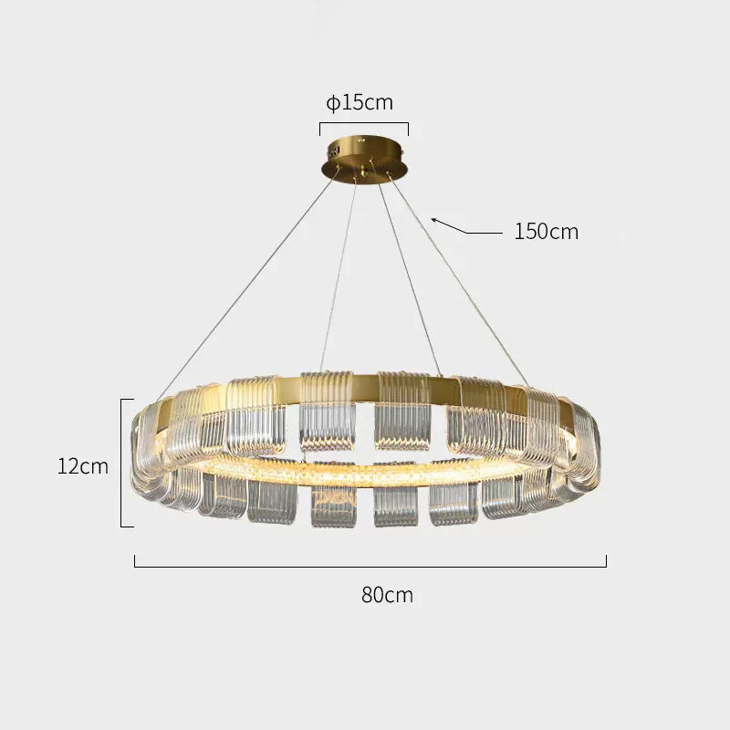 ORVILLE Ring Chandelier by Lampadom - close-up