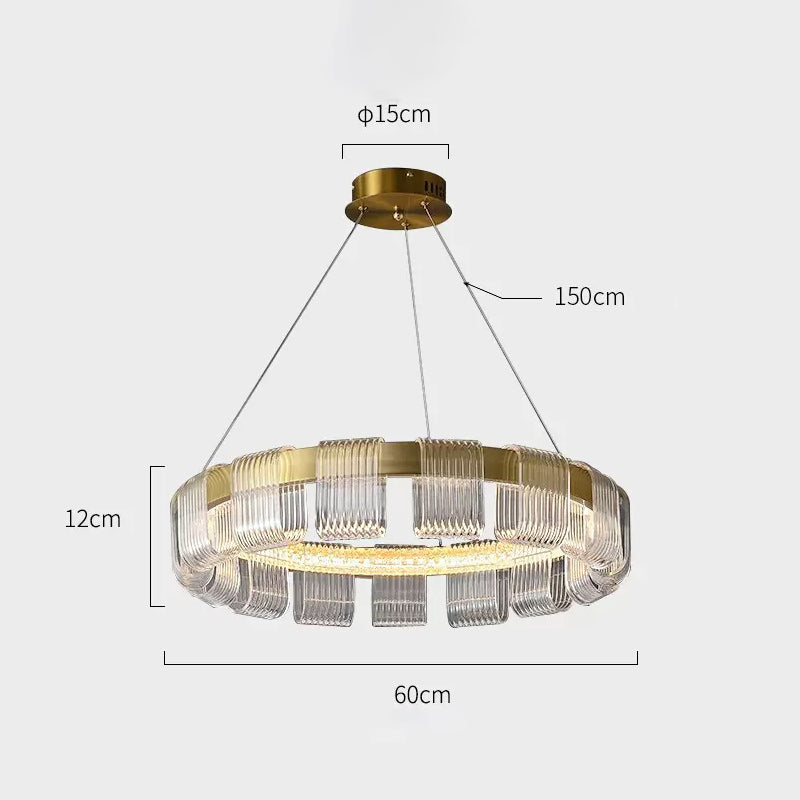 ORVILLE Ring Chandelier by Lampadom - angle view