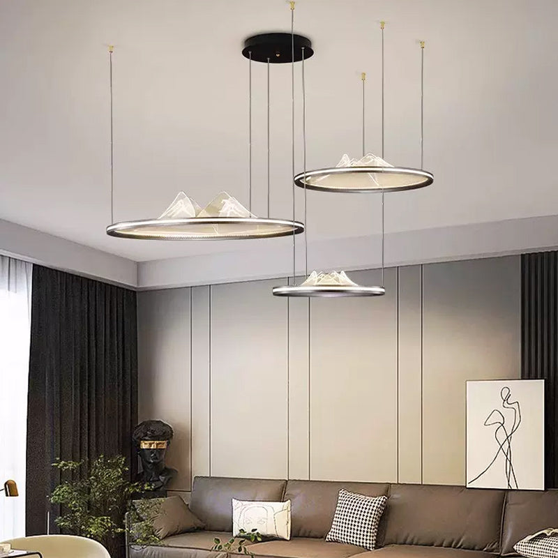 OSMO Ring Chandelier by Lampadom - side view