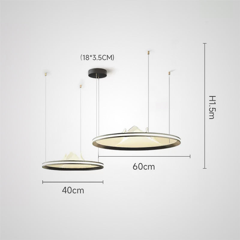 OSMO Ring Chandelier by Lampadom - side view