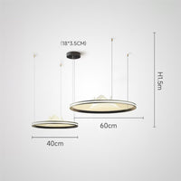 OSMO Ring Chandelier by Lampadom - side view