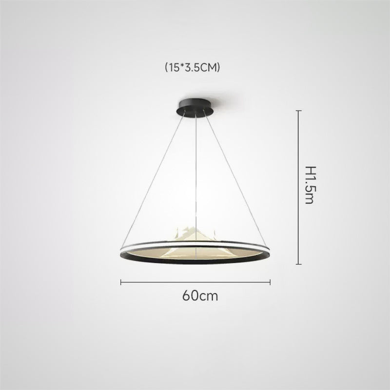 OSMO Ring Chandelier by Lampadom - top view