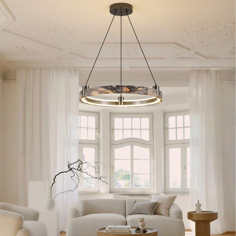 OSVALD A Ring Chandelier by Lampadom - scale reference