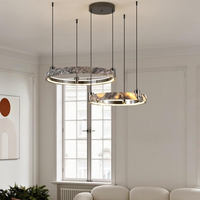 OSVALD B Ring Chandelier by Lampadom - scale reference