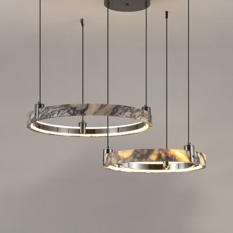 OSVALD B Ring Chandelier by Lampadom - close-up