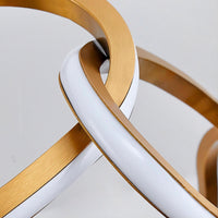 OTEA Ring Chandelier by Lampadom - side view